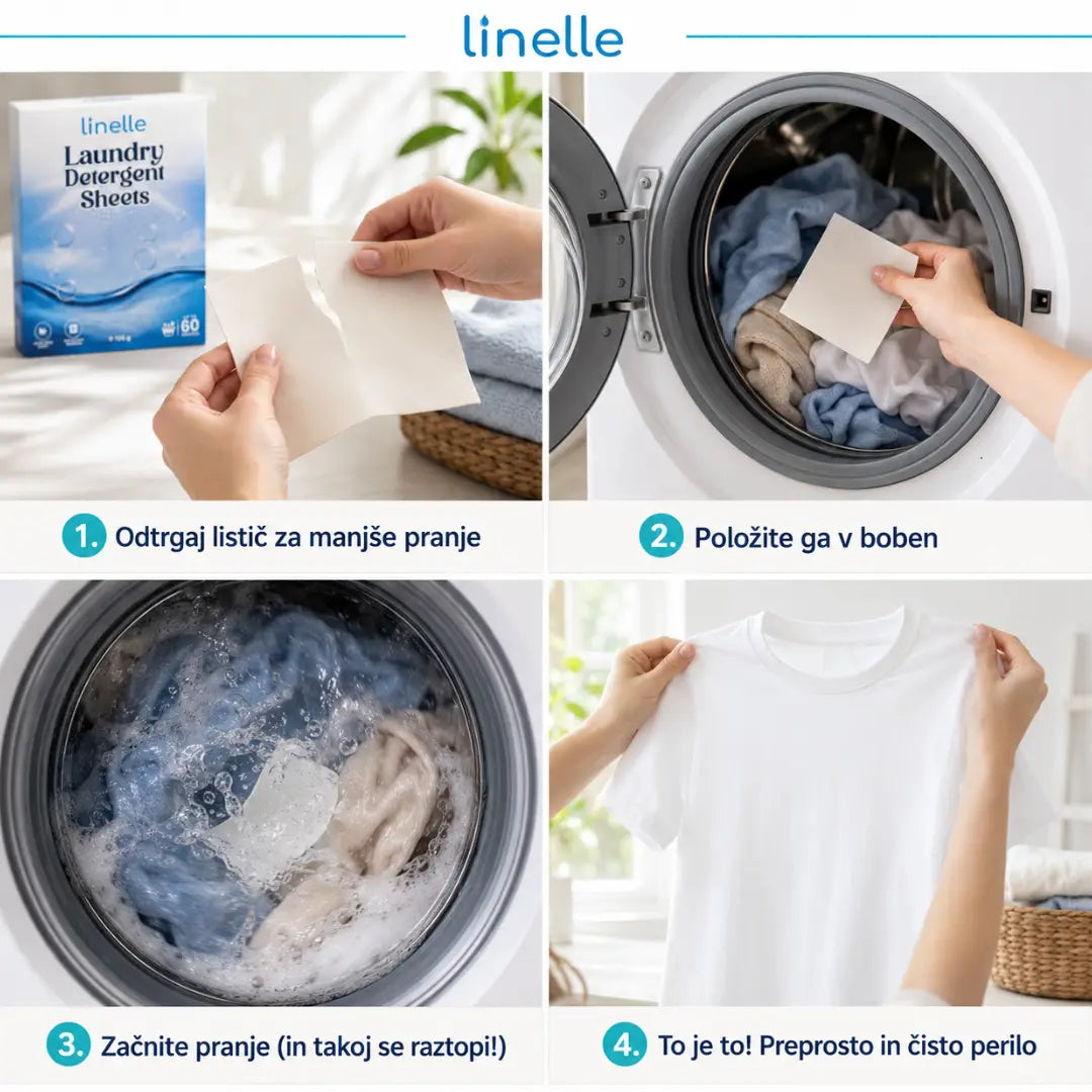 Detergent v Lističih
