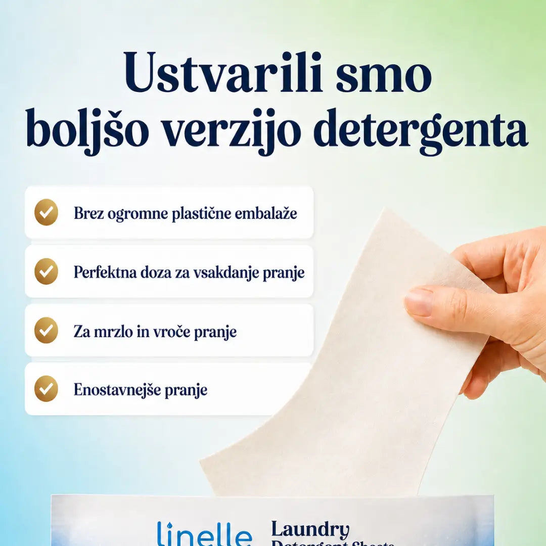 Detergent v Lističih
