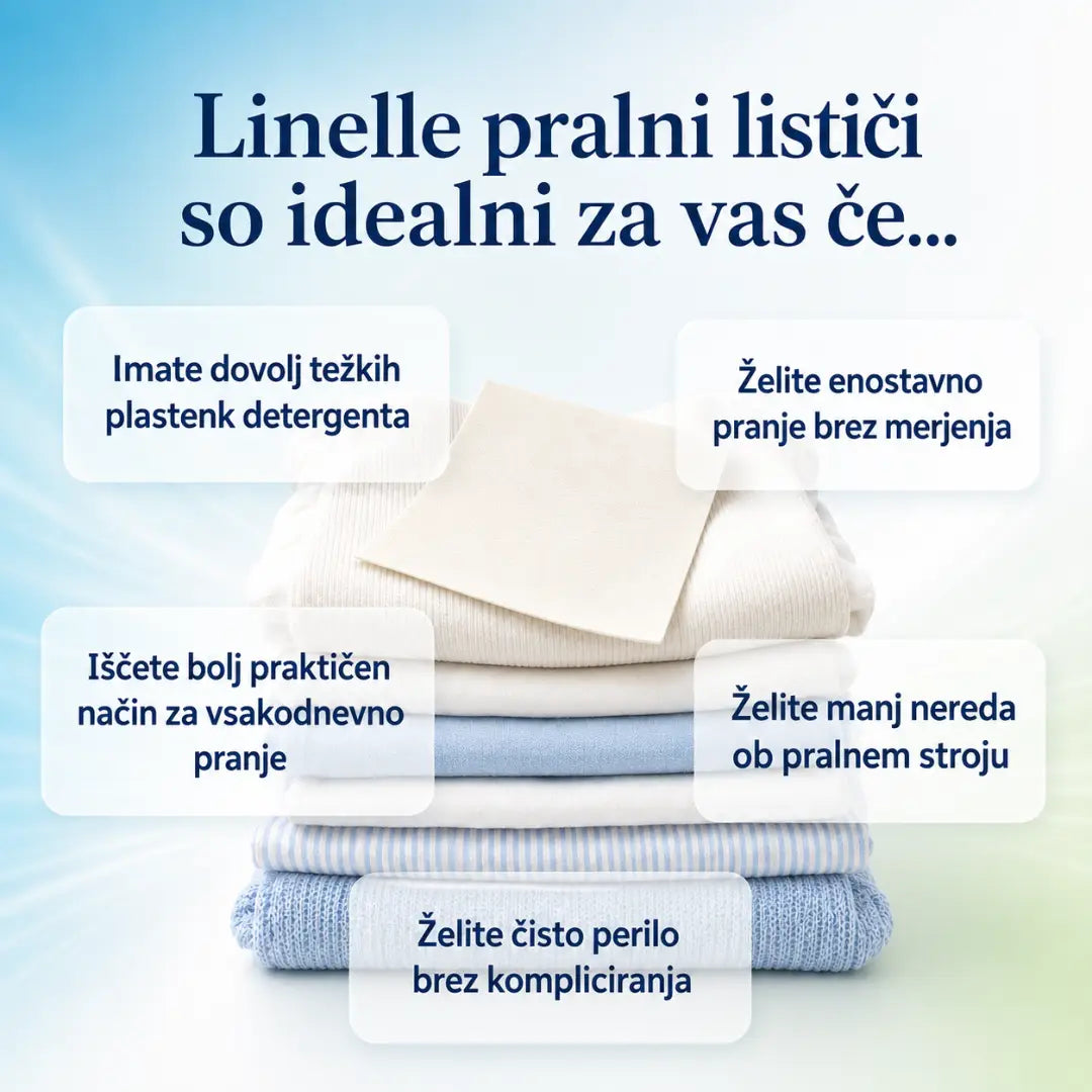 Detergent v Lističih